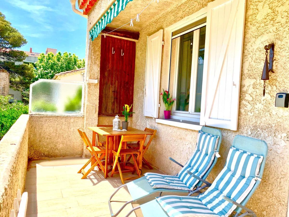 Blue Summer Vibes Apartment For 4P, Ac, Balcony, Parking, Beach At 50M, Spa Access -4 Ла-Сьота Экстерьер фото